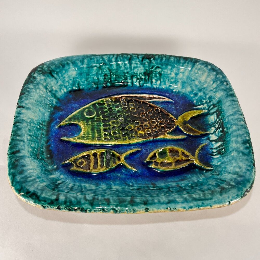 Vtg Schramberg Majolika Fabrik Stoneware Ceramic Pottery Plate Bowl Germany SMF